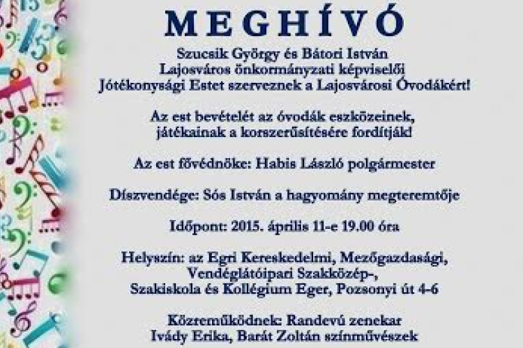 Lajosvárosi Jótékonysági Est