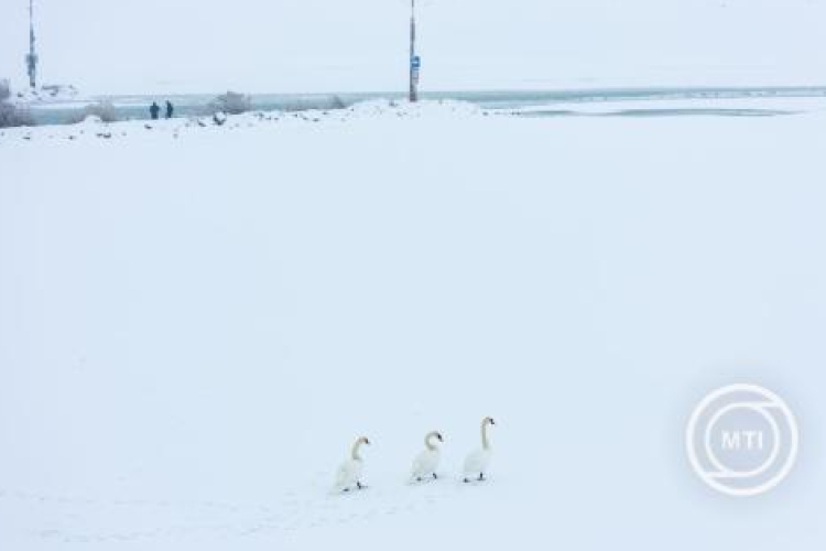 Hideg idő - Rendőrség: a déli parton már biztonságos a Balaton jege